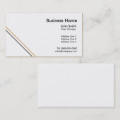 Modèles simples de carte de visite (Devant / Derrière)