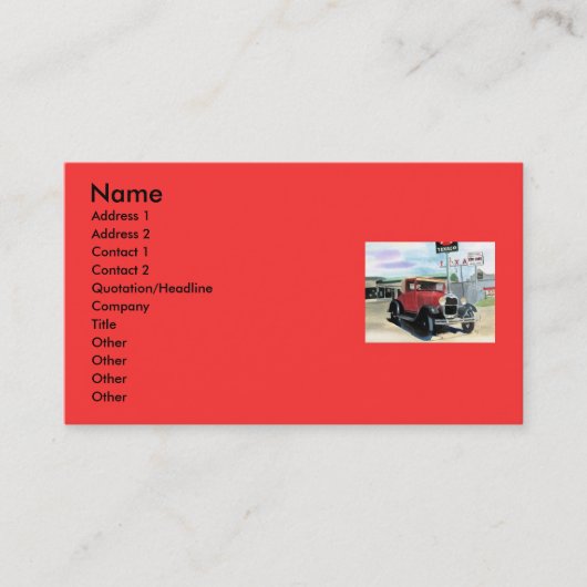 Modelez un carte de visite (Devant)