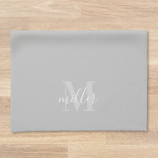 Modelformulier voor gepersonaliseerde familienaam  theedoek