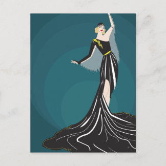 Modelillustratie 1920 briefkaart