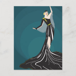 Modelillustratie 1920 briefkaart