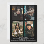 Modélisation Carte photo Imprimer Télécharger | 5 (Dos)