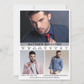 Modélisation de 4 Modèle de carte composite à deux (Dos)