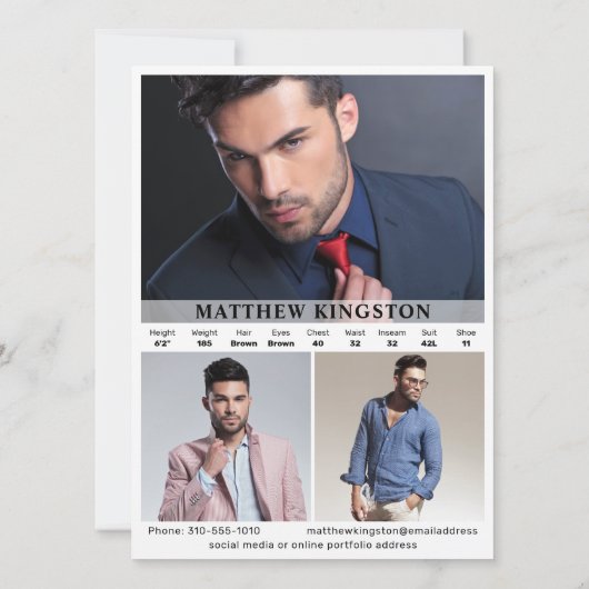 Modélisation de 4 Modèle de carte composite à deux (Dos)