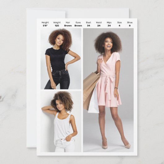 Modélisation de 4 Modèle de carte composite à deux (Dos)