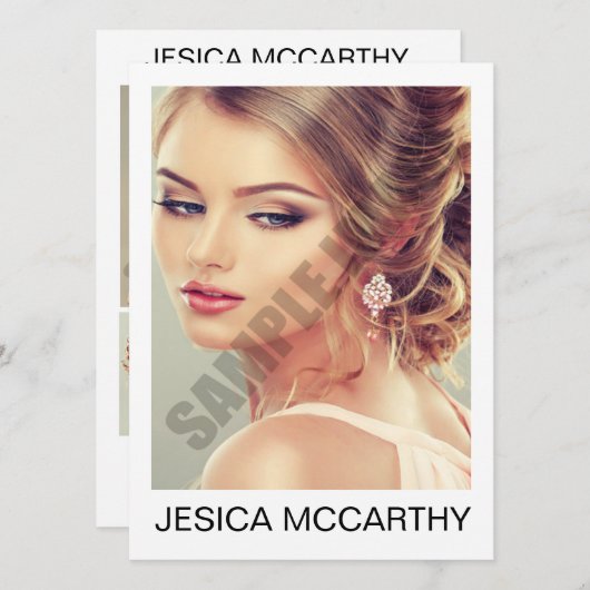 Modélisation de la carte Comp (Devant / Derrière)