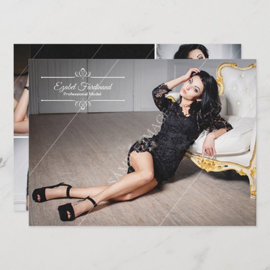 Modélisation de la carte Comp (Devant / Derrière)