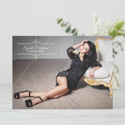 Modélisation de la carte Comp (Debout devant)