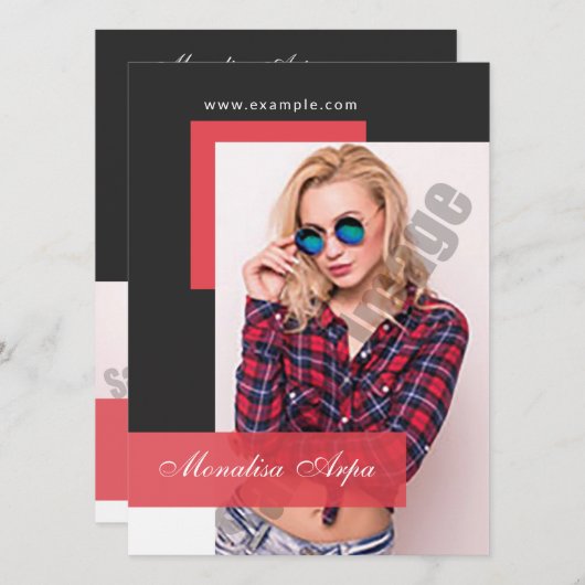 Modélisation de la carte Comp (Devant / Derrière)