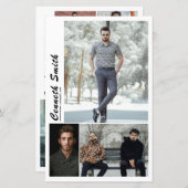 Modélisation du Modèle de carte Comp (Devant / Derrière)