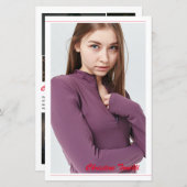 Modélisation du Modèle de carte Comp (Devant / Derrière)