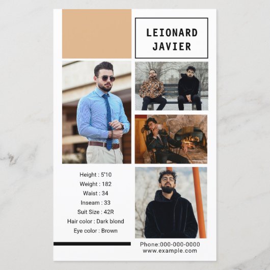 Modélisation du Modèle de carte Comp (Dos)