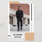 Modélisation du Modèle de carte Comp (Devant / Derrière)