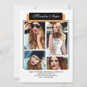 Modelleer Comp Card (Achterkant)