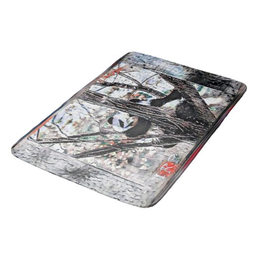 Modellen beer: Panda Life 01-03 Badmat (Gekanteld)