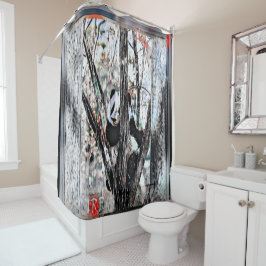 Modellen beer: Panda Life 01-03 Douchegordijn