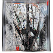 Modellen beer: Panda Life 01-03 Douchegordijn (Voorkant)