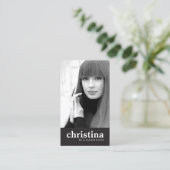 Modellen en acteurs Modern Headshot II Visitekaartje (Staand voorkant)