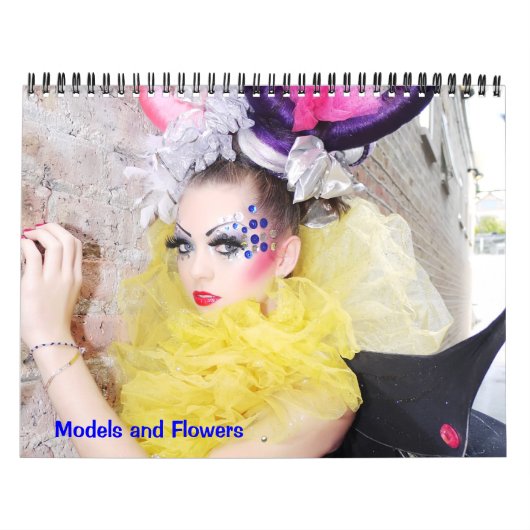 Modellen en Bloemen Kalender (Hoes)