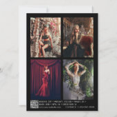 Modelleren Actief Comp Kaart 5 Foto Script Black (Achterkant)