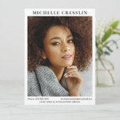 Modellering 4 Foto Tweezijdige Composiet Kaart Sja (Staand voorkant)