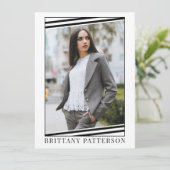 Modellering Comp Kaart | 2 Foto 2 Sided 5.5x7.5 (Staand voorkant)