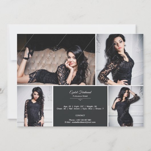 Modellering Comp-kaart Kaart (Achterkant)