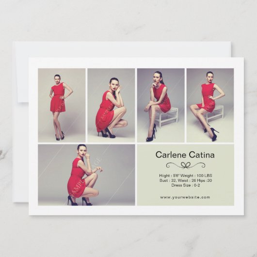 Modellering Comp-kaart Kaart (Achterkant)