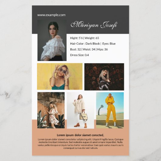 Modellering Comp Kaart Sjabloon (Achterkant)