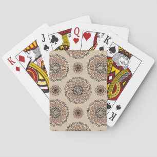 modelontwerp voor mandala pokerkaarten
