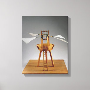 Modelreconstructie van het ontwerp van de da Vinci Canvas Afdruk