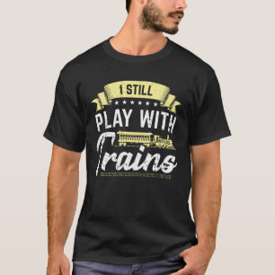 Modeltreinmachinistencadeau voor treinen t-shirt