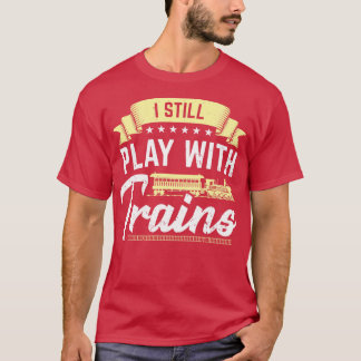 Modeltreinmachinistencadeau voor treinen t-shirt