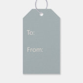 Modemlinks Retro Modern geometrisch patroon Cadeaulabel (Achterkant)