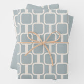 Modemlinks Retro Modern geometrisch patroon Inpakpapier Vel (In situ)