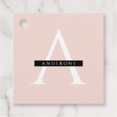 Moden 3Collage Foto & Gray Best Family Gift Bedankjes Labels (Voorkant)