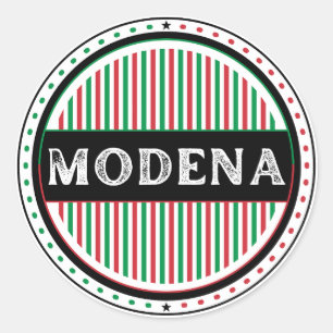 Modena City Pride Embleem – Italiaanse identiteit Ronde Sticker