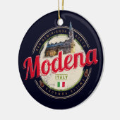 Modena Emilia-Romagna Balsamic Italië Souvenir Keramisch Ornament (Links)