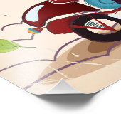 Modena Italy Scooter-reisposter Foto Afdruk (Hoek)