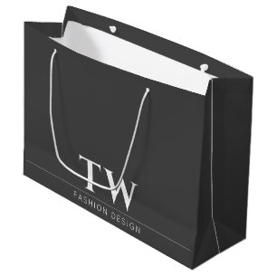 Modeontwerper Zwart Groot Cadeauzakje