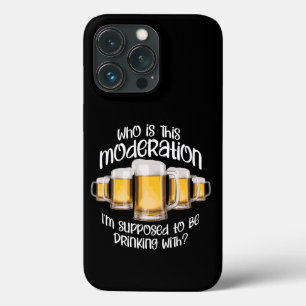 Moderatie (in drink) iPhone 13 pro hoesje