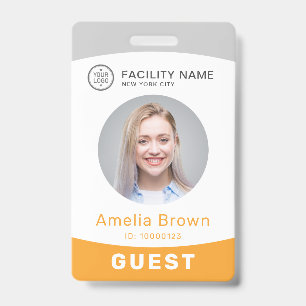 Modérée photo personnalisée et badge de l'emplo