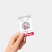 Modérée photo personnalisée et badge de l'employé (À main)