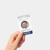 Modérée photo personnalisée et badge de l'employé (À main)