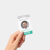 Modérée photo personnalisée et badge de l'employé (À main)