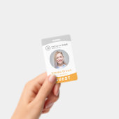 Modérée photo personnalisée et badge de l'employé (À main)