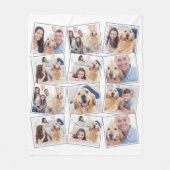 Modern 12 Fotocollage Fleece Deken (Voorkant)