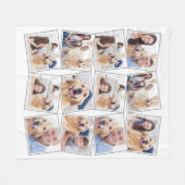 Modern 12 Fotocollage Fleece Deken (Voorkant (Horizontaal))