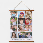 Modern 12 Fotocollage Hangend Wandkleed (Voorkant)