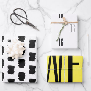 MOdern 16e anniversaire papier d'emballage